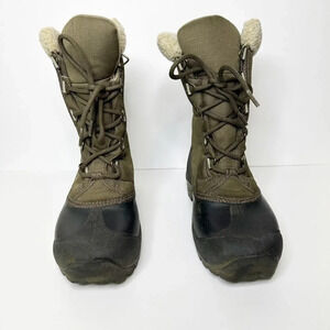 SOREL Cumberland Womens Size 7 Thinsulate Army‎ Olive Green Snow Winter Boot